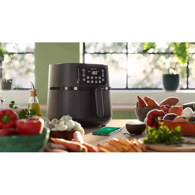 Gaisa fritē Philips HD9285/93 5000 Series XXL Connected, 7,2 L, 2000 W, 16 programmas
