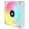 CORSAIR iCUE LINK QX120 RGB balts 120mm ventilators ar magnētisko kupola gultni - paplašināšanas komplekts