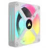 CORSAIR iCUE LINK QX120 RGB balts 120mm ventilators ar magnētisko kupola gultni - paplašināšanas komplekts