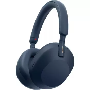Sony WH-1000XM5 Bezvadu trokšņu slāpēšanas austiņas, 30 stundu akumulators, zilā krāsā