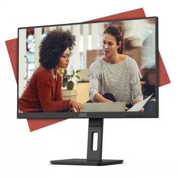 AOC E3 24E3QAF monitors 60.5 cm (23.8 collas) 1920 x 1080 pikseļi Full HD LCD Melns