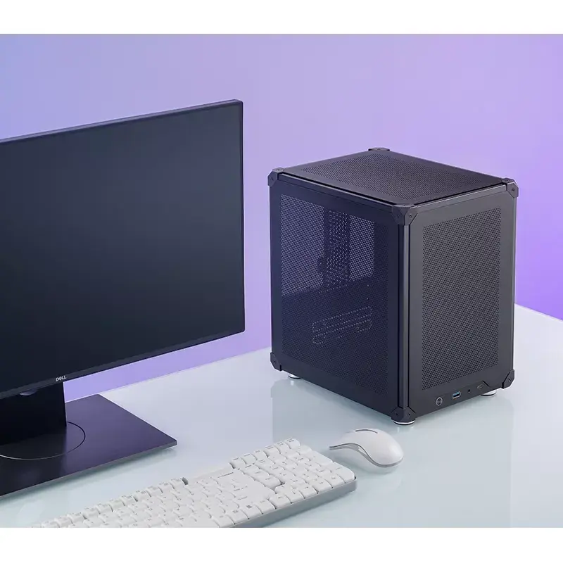 Korpuss Jonsbo C6 Melns ITX, Micro ATX