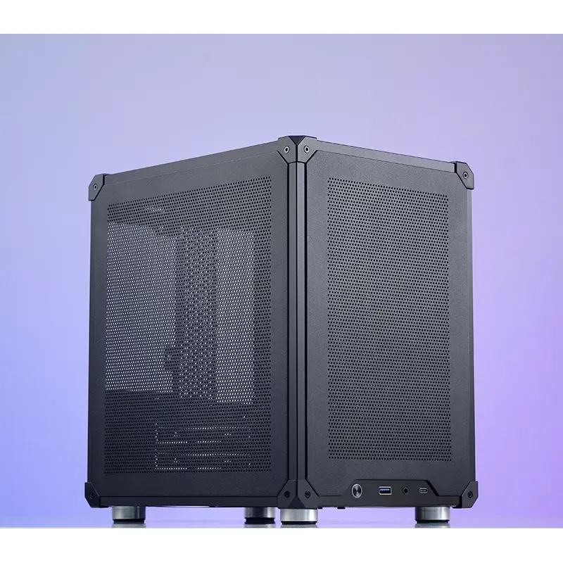 Korpuss Jonsbo C6 Melns ITX, Micro ATX