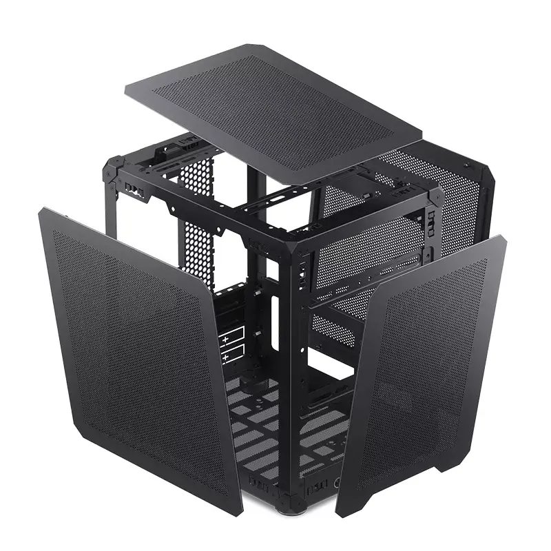 Korpuss Jonsbo C6 Melns ITX, Micro ATX
