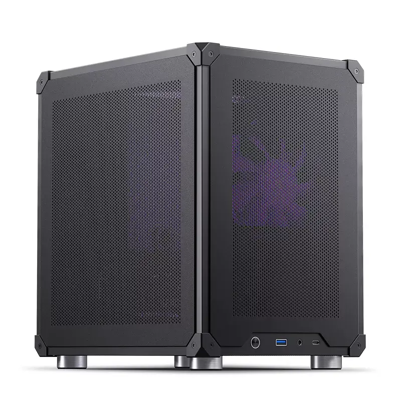 Korpuss Jonsbo C6 Melns ITX, Micro ATX