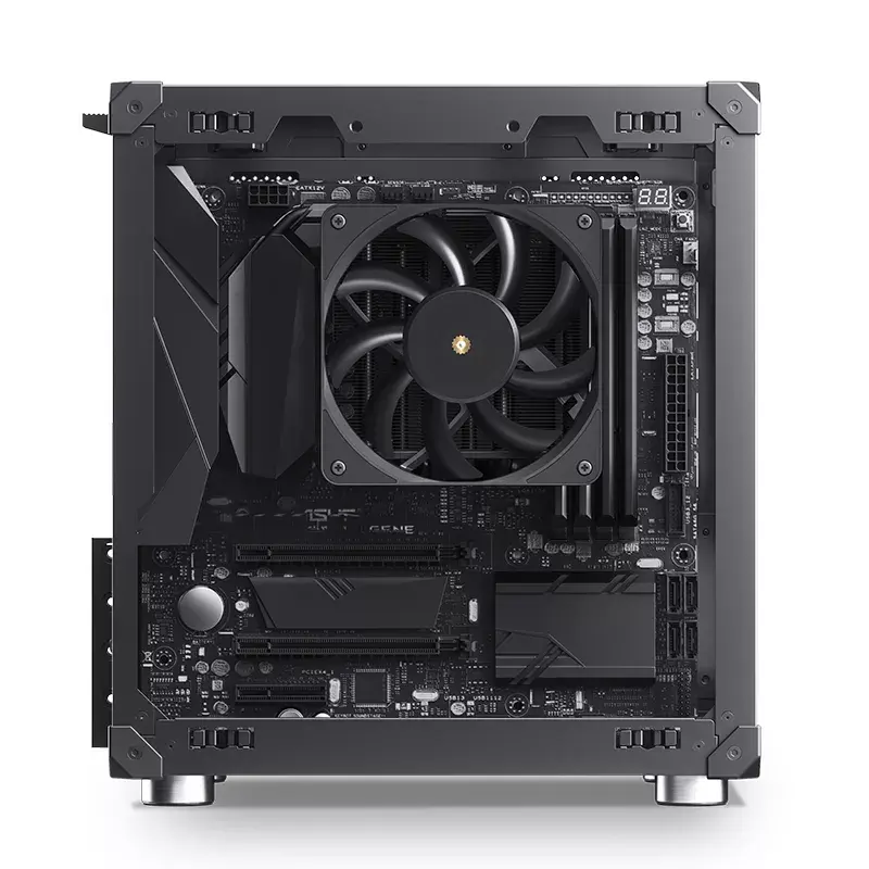 Korpuss Jonsbo C6 Melns ITX, Micro ATX