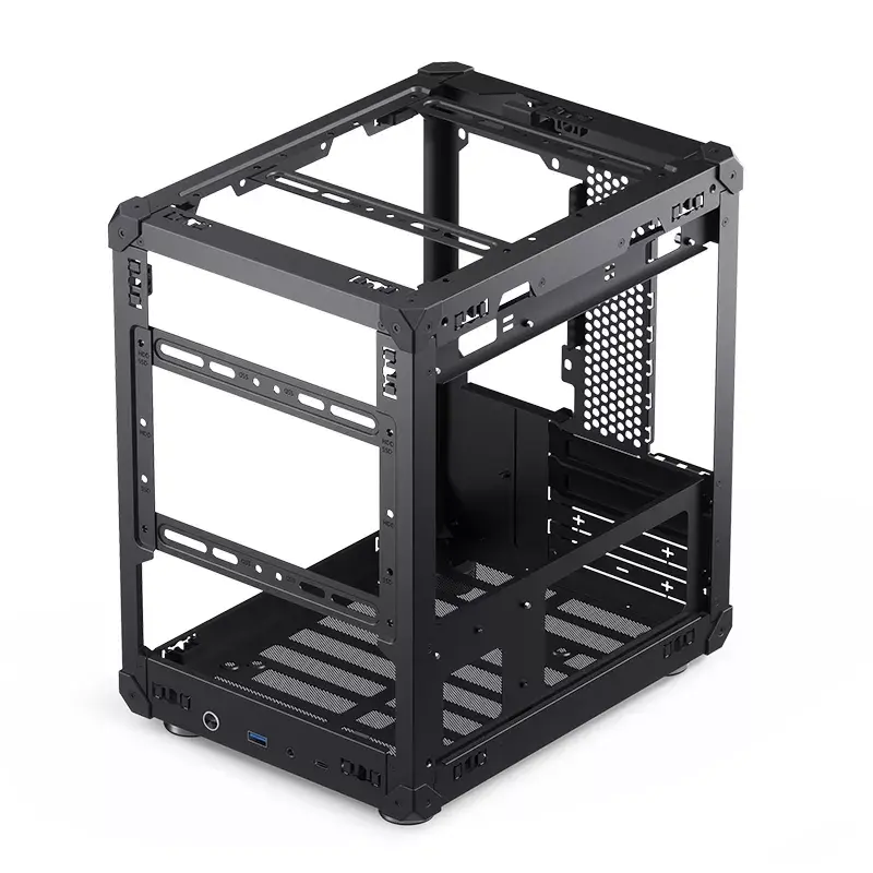 Korpuss Jonsbo C6 Melns ITX, Micro ATX