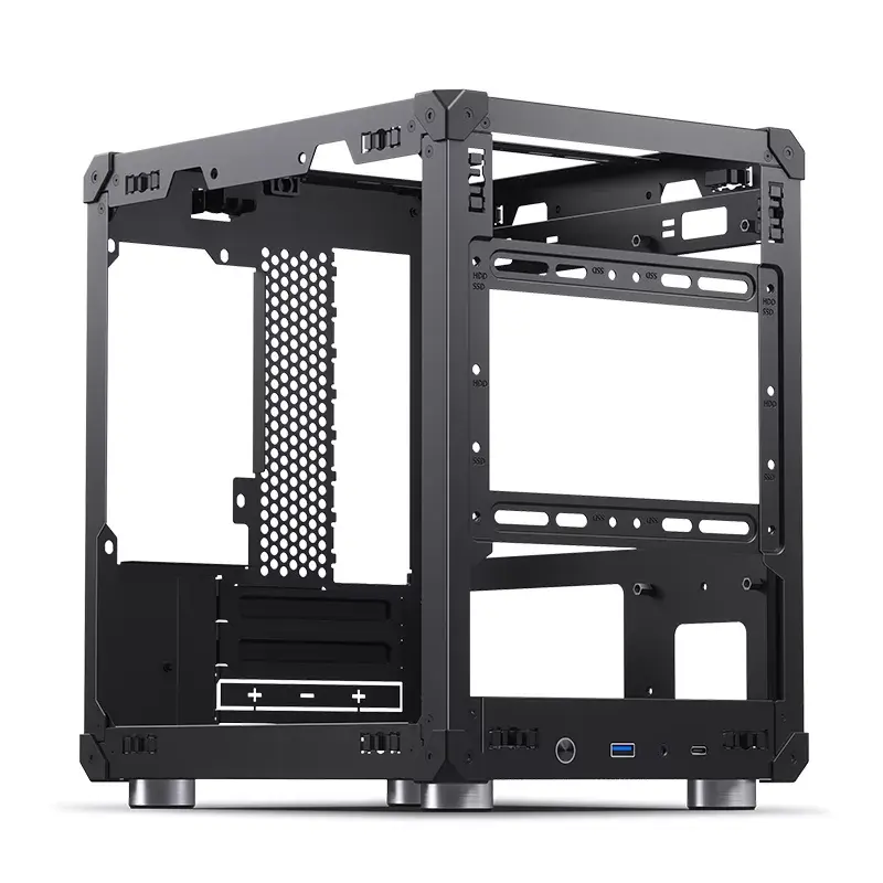 Korpuss Jonsbo C6 Melns ITX, Micro ATX