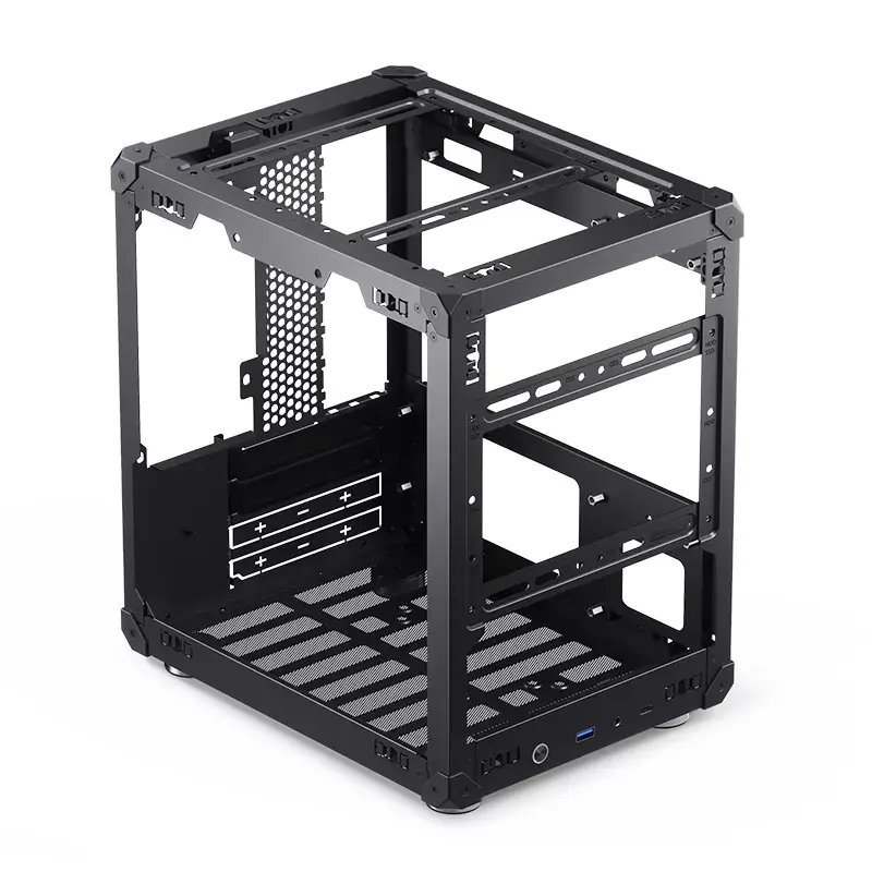 Korpuss Jonsbo C6 Melns ITX, Micro ATX