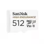 MicroSDXC karte SANDISK 512GB Class 10, 100 MB/s lasīšana, 40 MB/s rakstīšana, balta (SDSQQNR-512G-GN6IA)