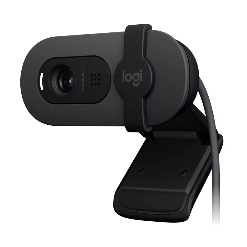 LOGITECH Brio 100 Full HD tīmekļa kamera, grafīta krāsa