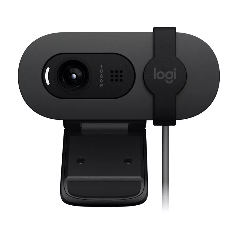 LOGITECH Brio 100 Full HD tīmekļa kamera, grafīta krāsa