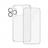 PanzerGlass ® 3-in-1 komplekts iPhone 15 Pro Max, Apple, Apple - iPhone 15 Pro Max, Sausā uzklāšana, Triecienizturīgs, Caurspīdīgs, 1 gab.