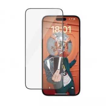 PanzerGlass® Ekrāna aizsargs iPhone 15 Plus | Ultra-Wide Fit ar EasyAligner