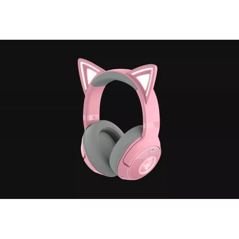 RAZER Kraken Kitty V2 BT bezvadu Bluetooth austiņas - stereo - rozā