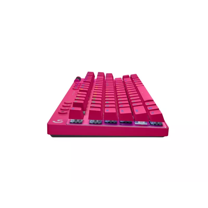 Logitech G Pro X TKL Lightspeed spēļu tastatūra - Bluetooth - Rozā US International Tactile