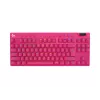 Logitech G Pro X TKL Lightspeed spēļu tastatūra - Bluetooth - Rozā US International Tactile