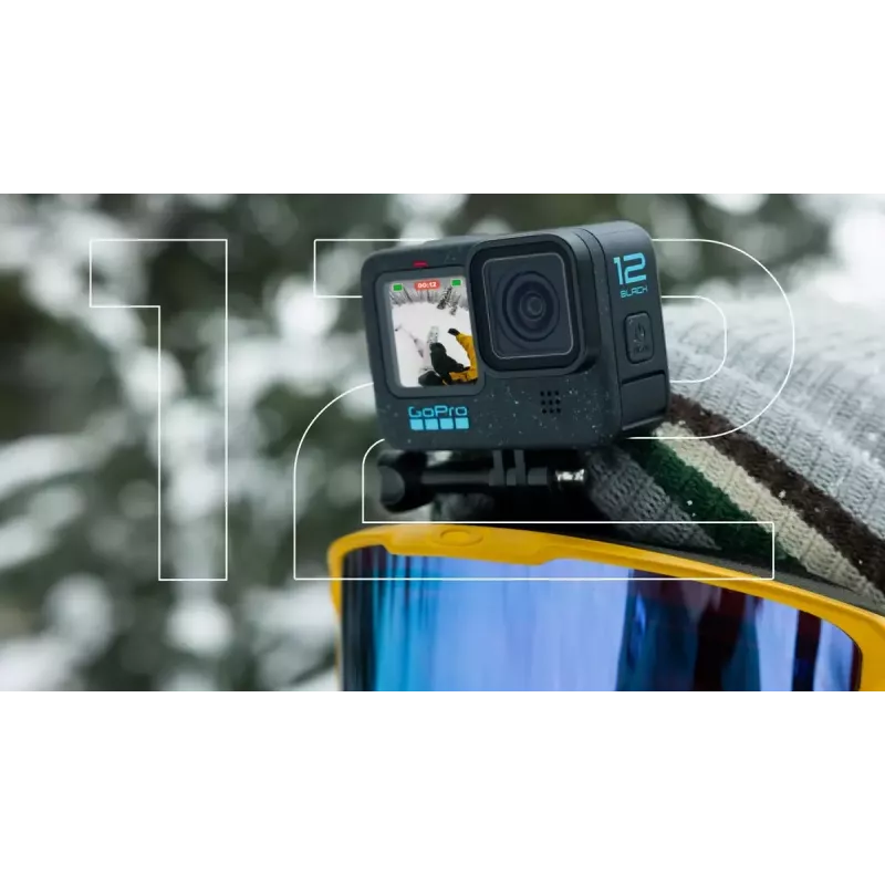 Action kamera GoPro HERO12 Black — 5K Ultra HD, 240 kadri/s, 27 MP CMOS, 177° skata leņķis, LCD, MicroSD, Wi‑Fi