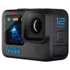Action kamera GoPro HERO12 Black — 5K Ultra HD, 240 kadri/s, 27 MP CMOS, 177° skata leņķis, LCD, MicroSD, Wi‑Fi