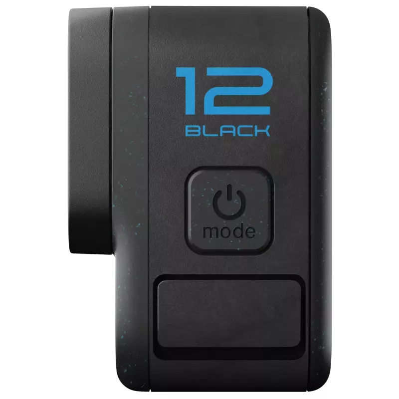 Action kamera GoPro HERO12 Black — 5K Ultra HD, 240 kadri/s, 27 MP CMOS, 177° skata leņķis, LCD, MicroSD, Wi‑Fi