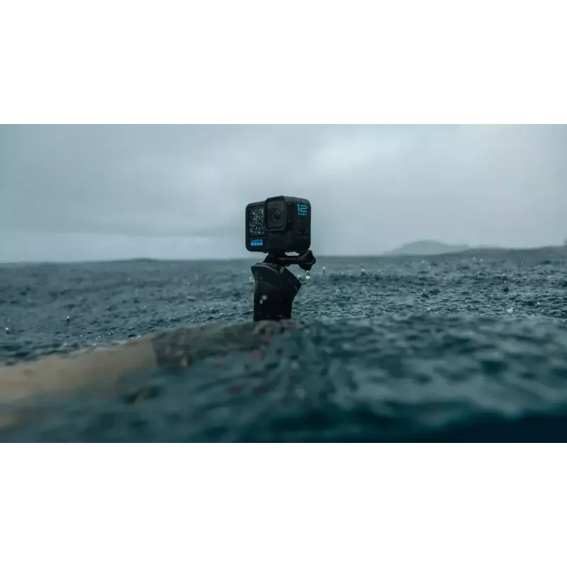 Action kamera GoPro HERO12 Black — 5K Ultra HD, 240 kadri/s, 27 MP CMOS, 177° skata leņķis, LCD, MicroSD, Wi‑Fi