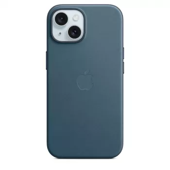 APPLE Apple FineWoven Macītis ar MagSafe iPhone 15 Klusā okeāna zils