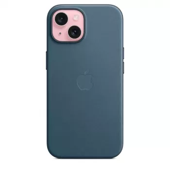 APPLE Apple FineWoven Macītis ar MagSafe iPhone 15 Klusā okeāna zils