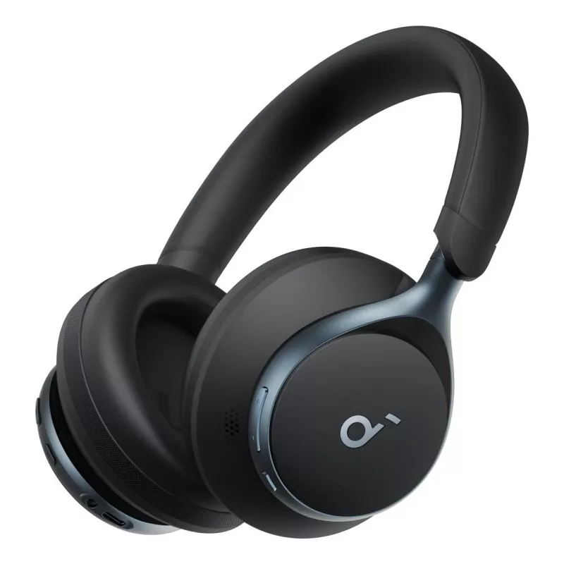 ANKER Soundcore Space One A3035G11 - Melnas bezvadu trokšņu slāpēšanas austiņas