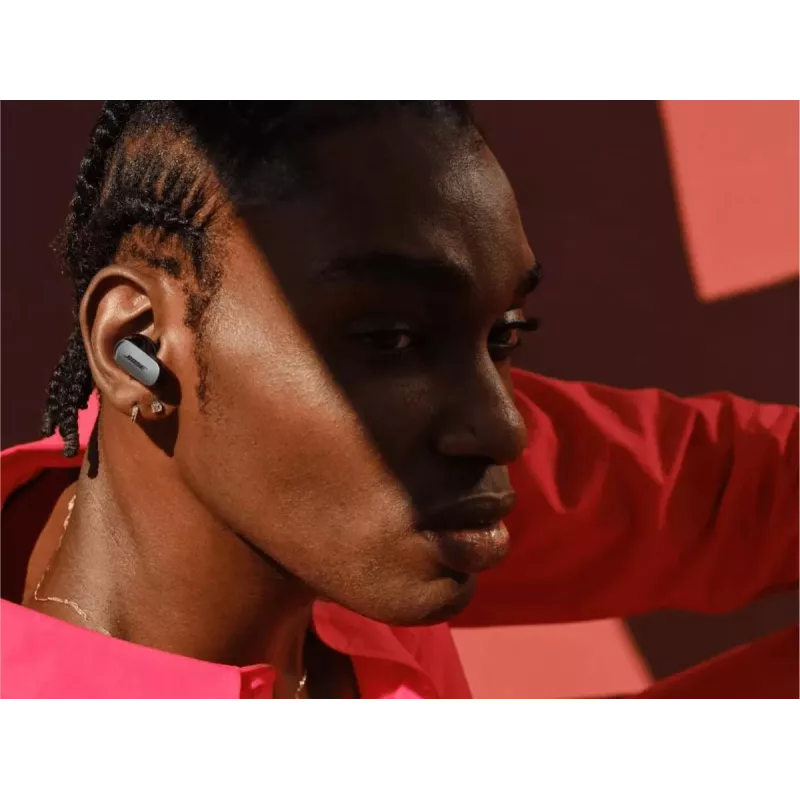 BOSE Earbuds QuietComfort Ultra - Bezvadu austiņas ar trokšņu slāpēšanu - Melna