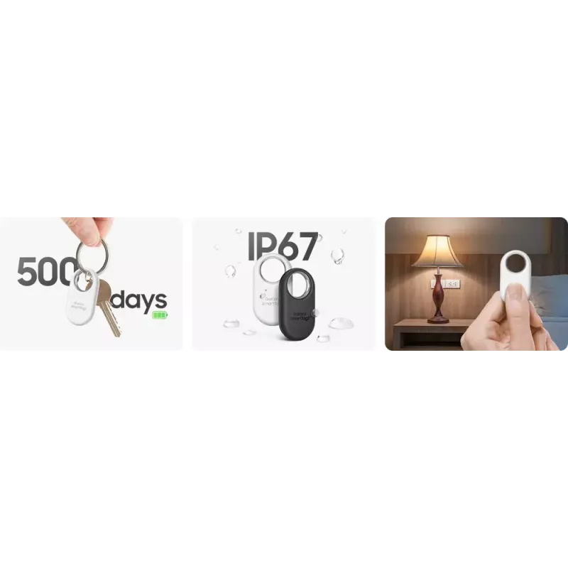Bluetooth atrašanās ierīce Samsung Galaxy SmartTag2 balta