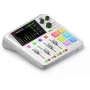 Audio interfeiss Rode RØDECaster Duo balts — 2 kanālu USB podkāstu konsole ar mikseri un priekšpastiprinātājiem