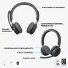 LOGITECH Zone Wireless 2 Teams austiņas - Graphite