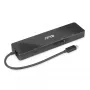 CLUB3D USB3.2 Gen2 Type-C 6-in-1 Dual Displays Portable Dock ar USB Type-C Video 4K60Hz