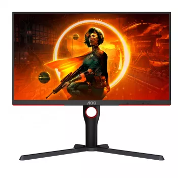 AOC G3 Q27G3XMN/BK datora monitors 68,6 cm (27 collas) 2560 x 1440 pikseļi 2K Ultra HD LED Melns, Sarkans