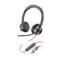 HP Poly Blackwire 8225 Stereo Microsoft Teams sertificētas austiņas ar USB-C un USB-C/A adapteri