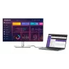 DELL UltraSharp U2724DE datora monitors 68,6 cm (27 collas) 2560 x 1440 pikseļi Quad HD LCD Melns, Sudrabs