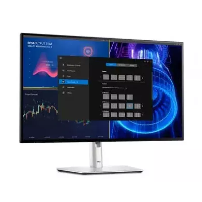DELL UltraSharp U2724DE datora monitors 68,6 cm (27 collas) 2560 x 1440 pikseļi Quad HD LCD Melns, Sudrabs