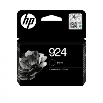 HP 924 Melna oriģinālā tintes kasetne