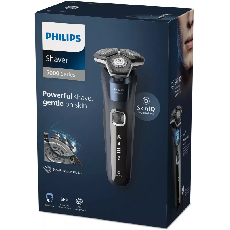 Philips SHAVER Series 5000 S5885/25 slapjā un sausā elektriskais skuveklis