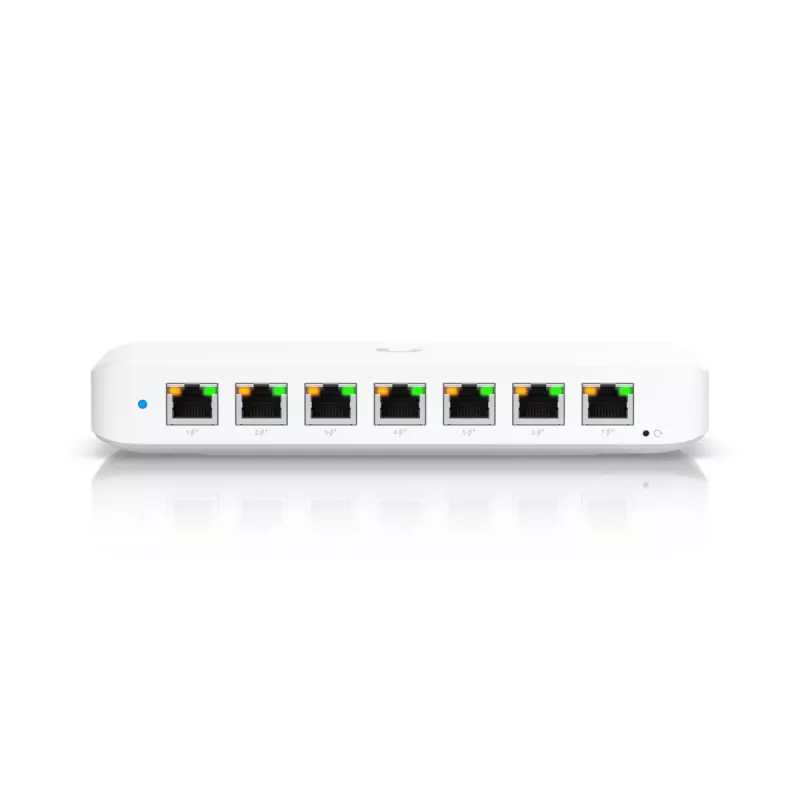 UBIQUITI NETWORKS UniFi Switch USW-Ultra-60W 8-portu GbE PoE+ slēdzis ar GbE++ ieeju 60W