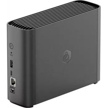 NAS ierīce SYNOLOGY BeeStation BST150-4T — Realtek RTD1619B 1.7 GHz, 1 GB DDR4, 1× iepriekš uzstādīts 4 TB disks, Ethernet, Melna