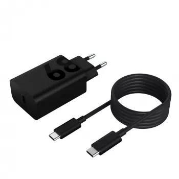 Lādētājs iekštelpām Lenovo ZG38C05739, 68 W, USB-C PD, 1 ports, melns, barošana no tīkla