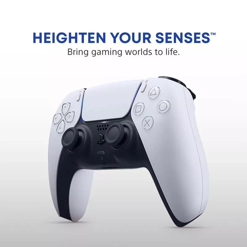 Spēļu kontrolieris Sony DualSense V2 — PlayStation 5, Bluetooth/USB, USB-C, iebūvēts akumulators, balts