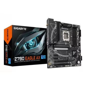 Mātesplate GIGABYTE Z790 EAGLE AX — Intel LGA1700 ATX, Z790, DDR5, 4x DIMM, Wi‑Fi 6E, 2.5Gb LAN