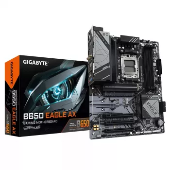 Mātesplate GIGABYTE B650 EAGLE AX ATX, AMD B650, AM5, DDR5, Wi‑Fi 6E