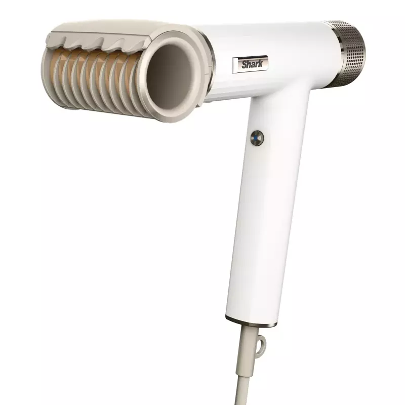 Shark SpeedStyle HD333EU multifunkcionāls matu žāvētājs un veidotājs, 1700 W, balts, 2,44 m vads