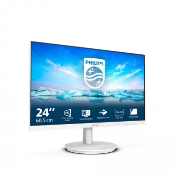 Philips V Line 241V8AW/00 23.8 collu Full HD LCD monitors, balts