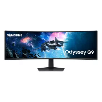 Samsung G95C dators monitors 124.5 cm (49 colli) 5120 x 1440 pikseļi Dual QHD LED Melns