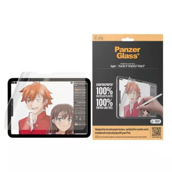 PanzerGlass GraphicPaper ekrāna aizsargs iPad Air 11'' (2024-2026) | iPad 11'' (2025-2026) | iPad 10.9'' (2022) | Ultra-Wide Fit