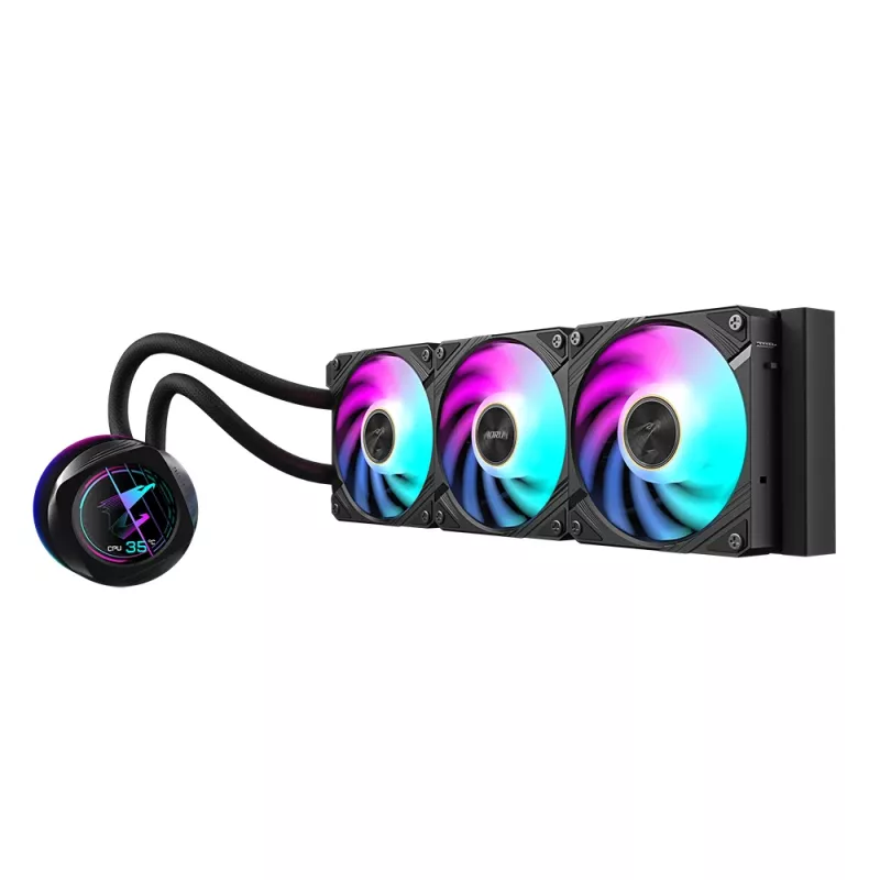 Šķidruma dzesētājs GIGABYTE AORUS WATERFORCE X II 360 3x120mm ARGB Ventilatori